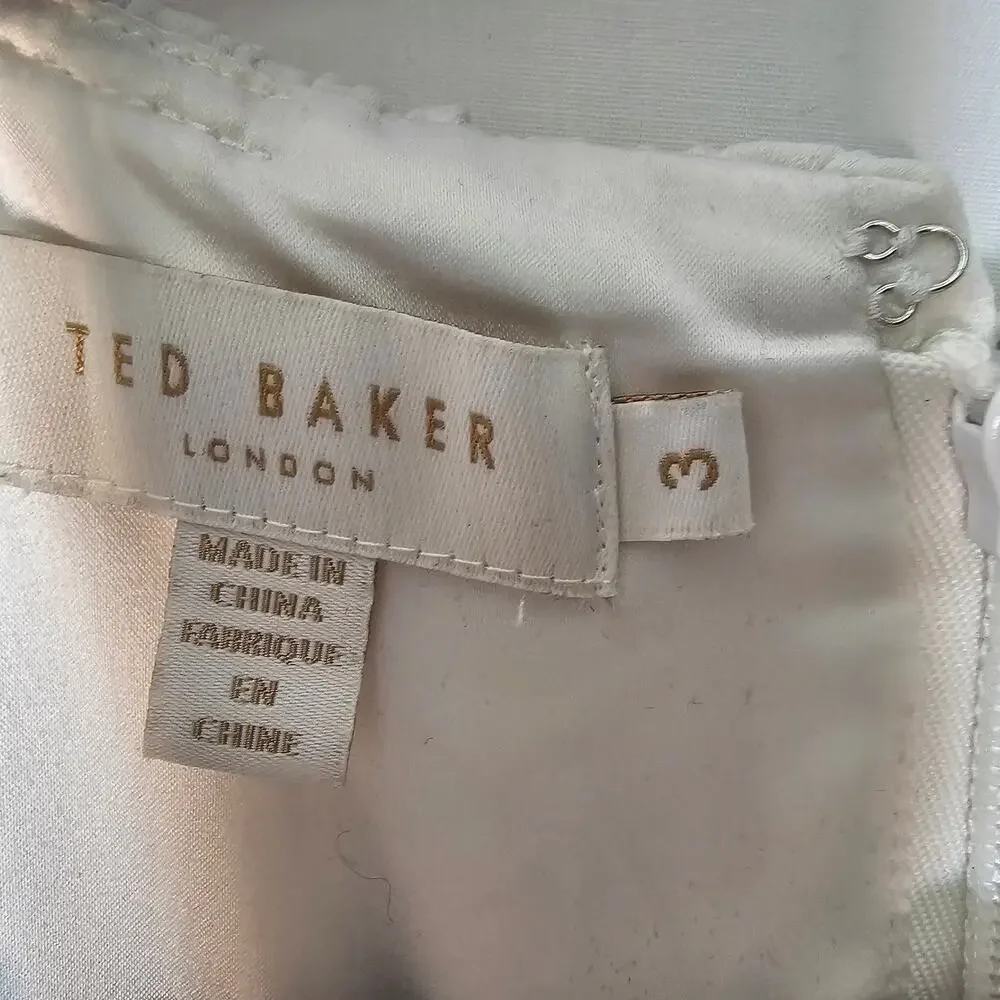 Ted Baker London - Annile Magnificent Ruched Bodycon Dress size 3 - Picture 5 of 8